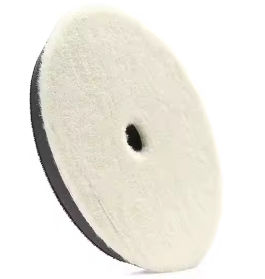 5 inch white wool pad